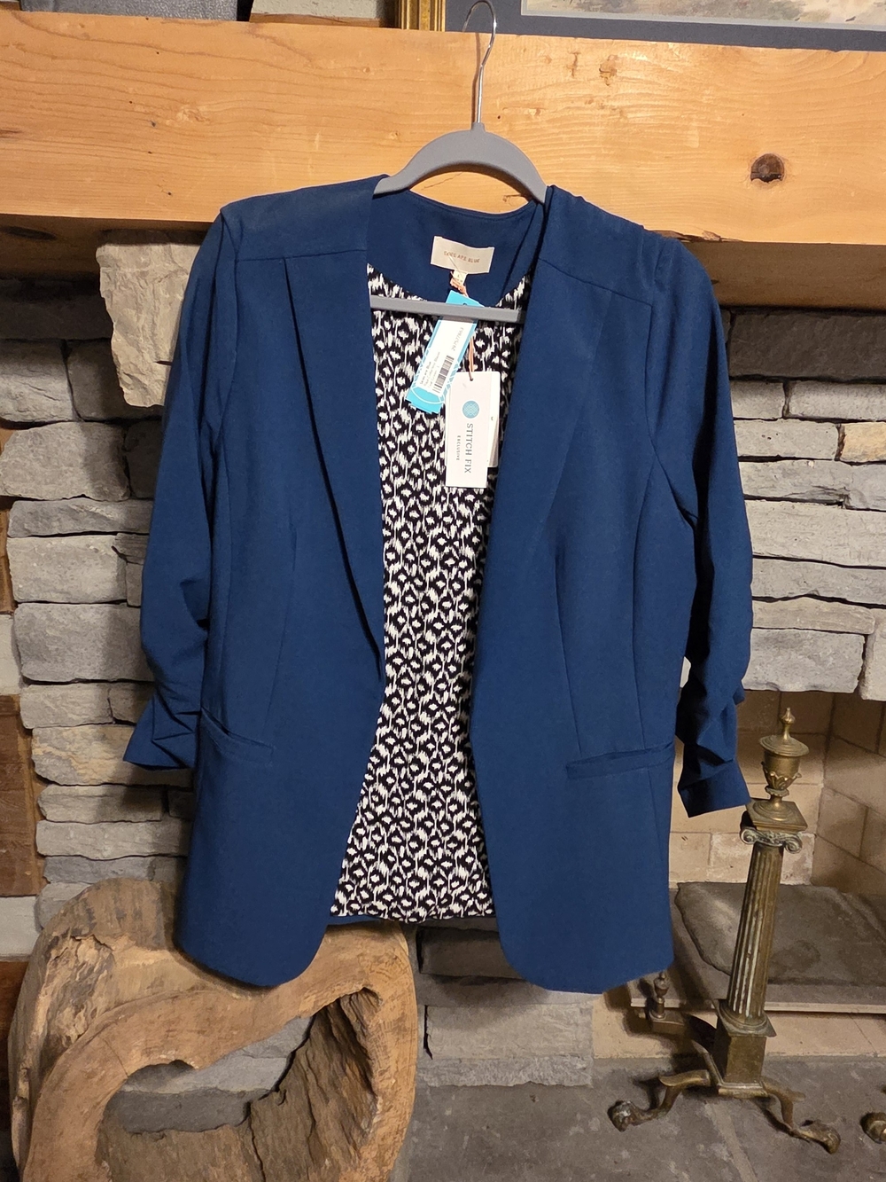 NWT Skies Are Blue, Blazer Jacket - Teal